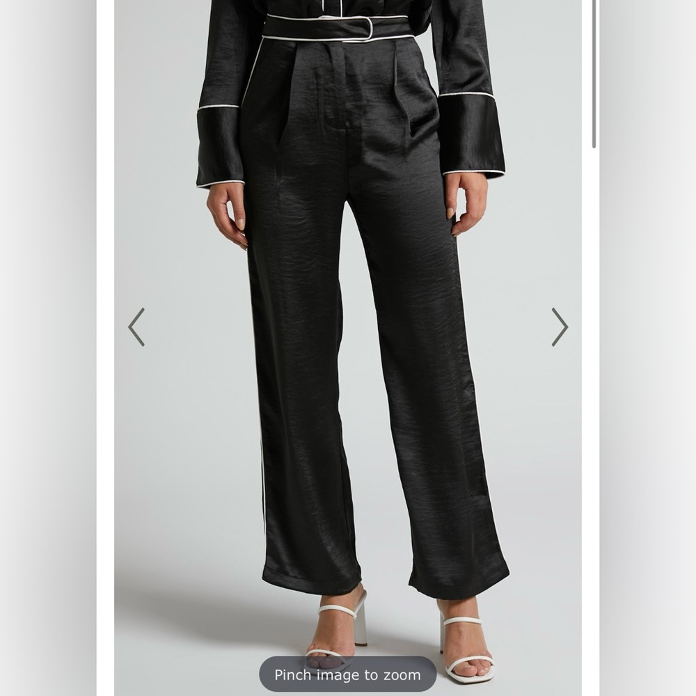 Elegant Black Wide Leg Pants